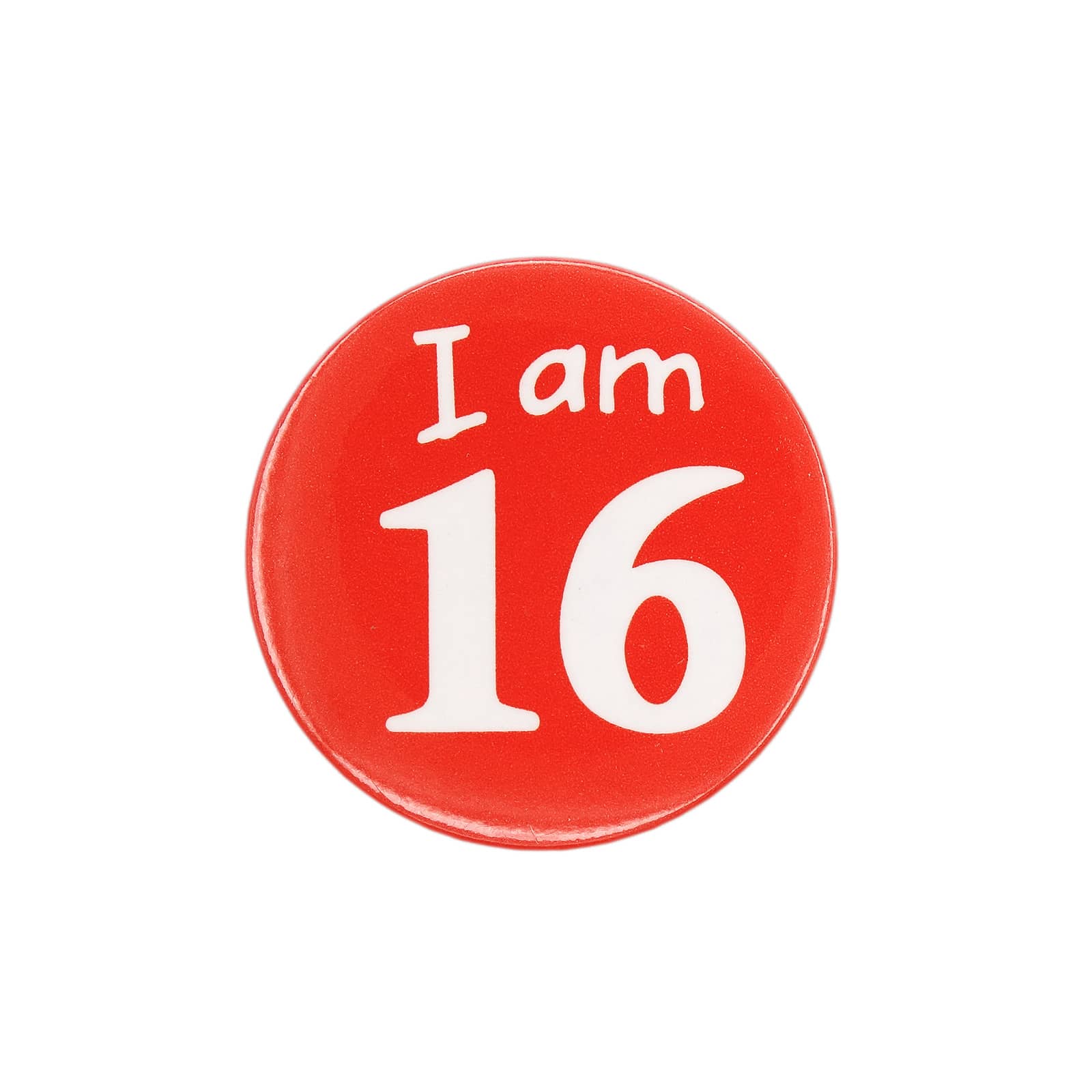 I am 16 缶バッジ バッチ 16歳 誕生日