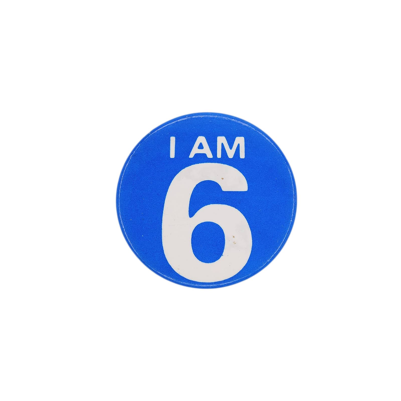 I AM 6 缶バッジ バッチ 6歳 誕生日