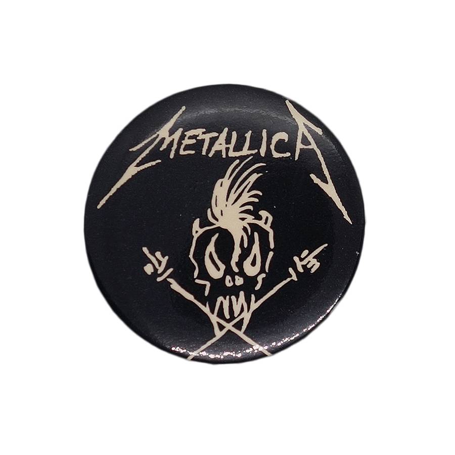 METALLICA メタリカ 缶バッジ バッチ ロックパンド