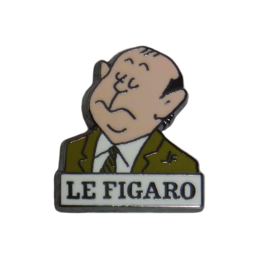 ピンズ LE FIGARO Jacques Faizant 風刺漫画 キャラクター シリーズ 男性