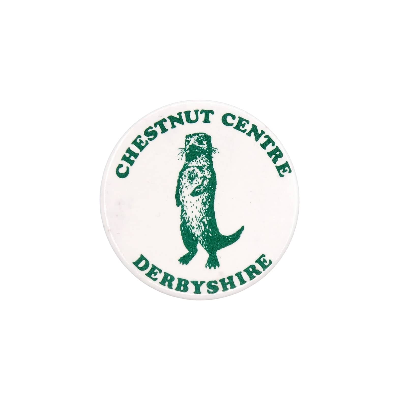 CHESTNUT CENTRE カワウソ 缶バッジ バッチ