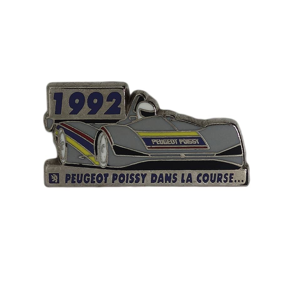 PEUGEOT レーシングカー ピンズ 自動車 プジョー 1992 留め具付き