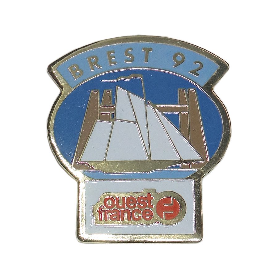 フランス 帆船 ピンズ BREST 92
