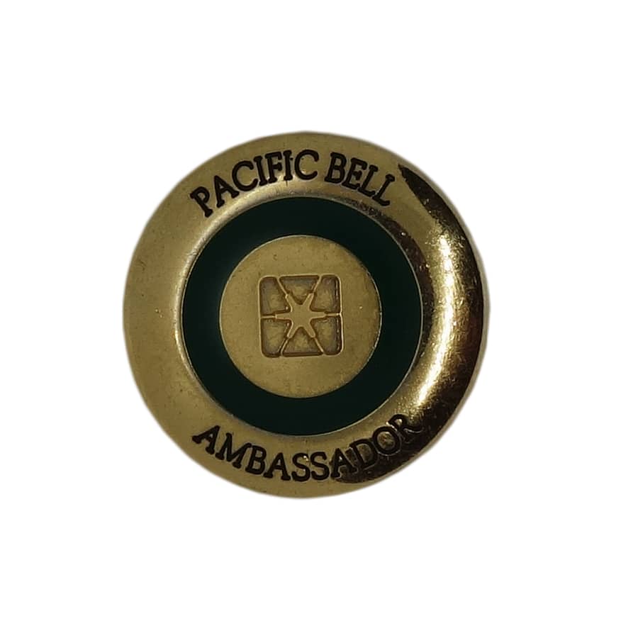 PACIFIC BELL ピンズ AMBASSADOR 留め具付き