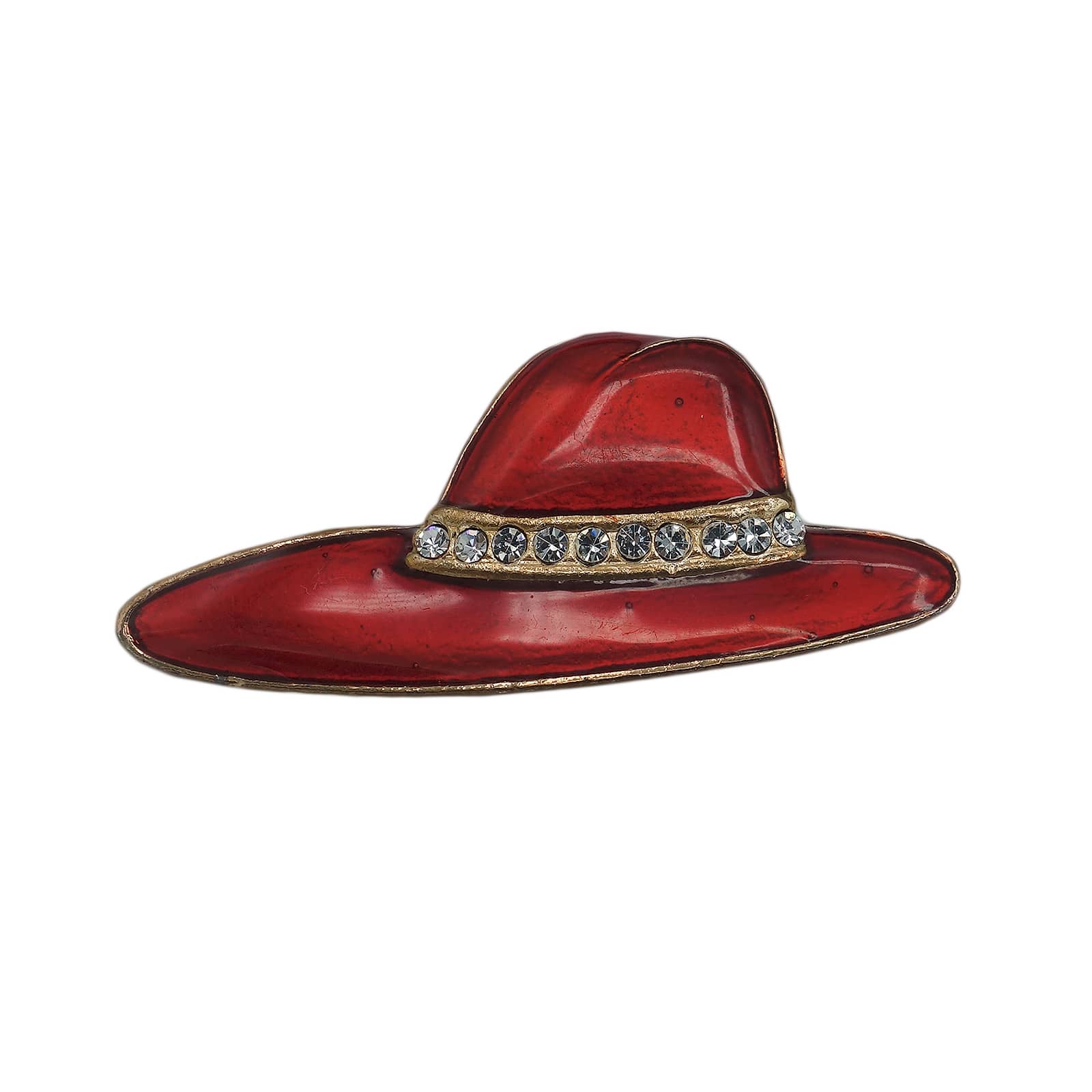 Red Hat Society レッドハット ブローチ 赤い帽子
