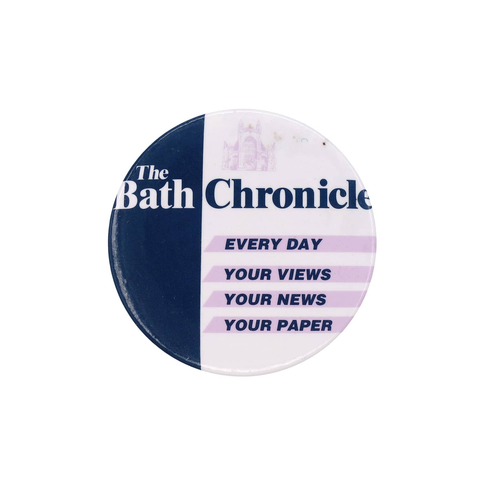 地方新聞 The Bath Chronicle 缶バッジ バッチ