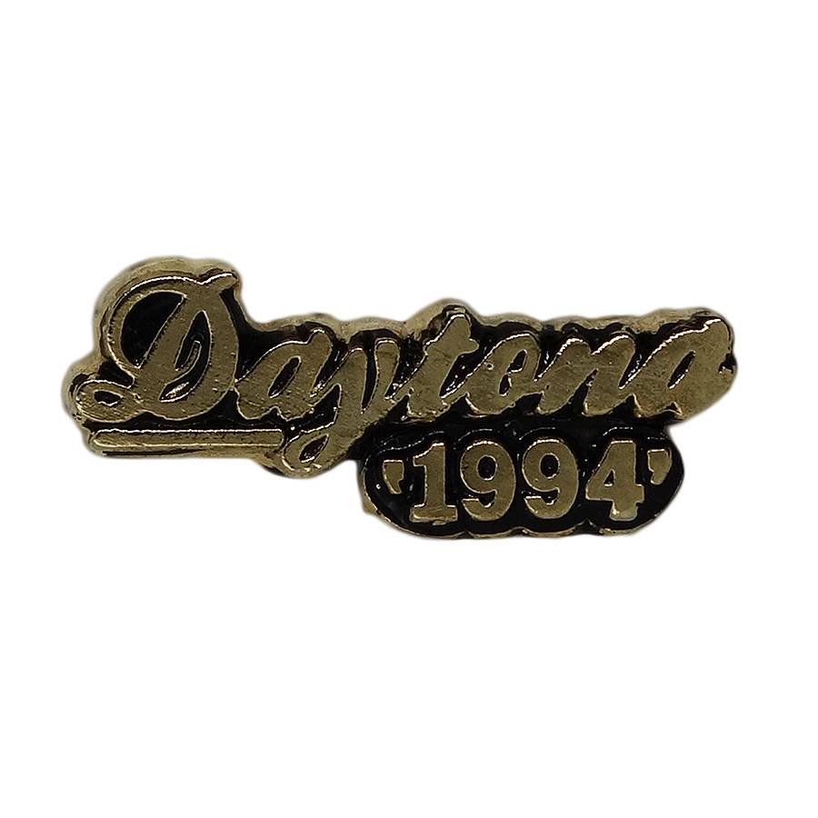Daytona 1994 バイカー ピンズ 金色 デイトナ 留め具付き