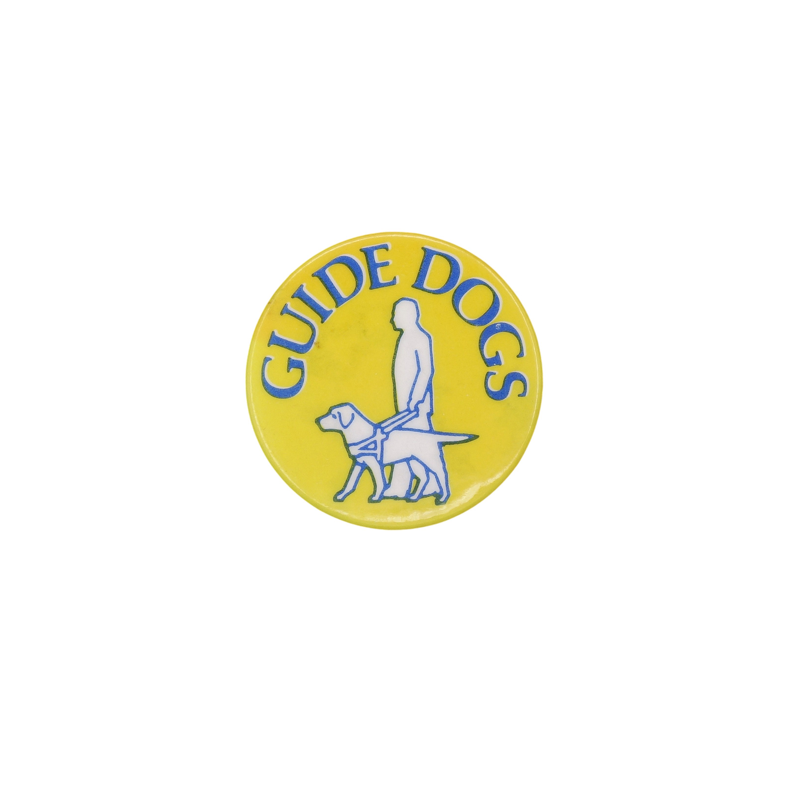 GUIDE DOGS 盲導犬 缶バッジ バッチ