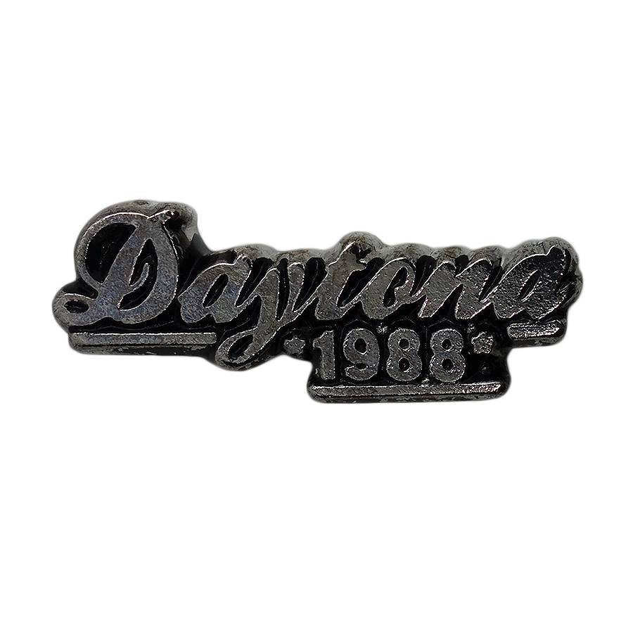 Daytona 1988 バイカー ピンズ デイトナ 留め具付き