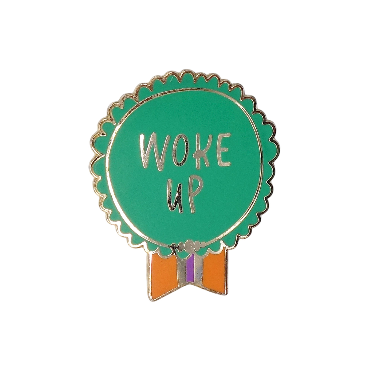 WOKE UP アワードリボン ピンズ
