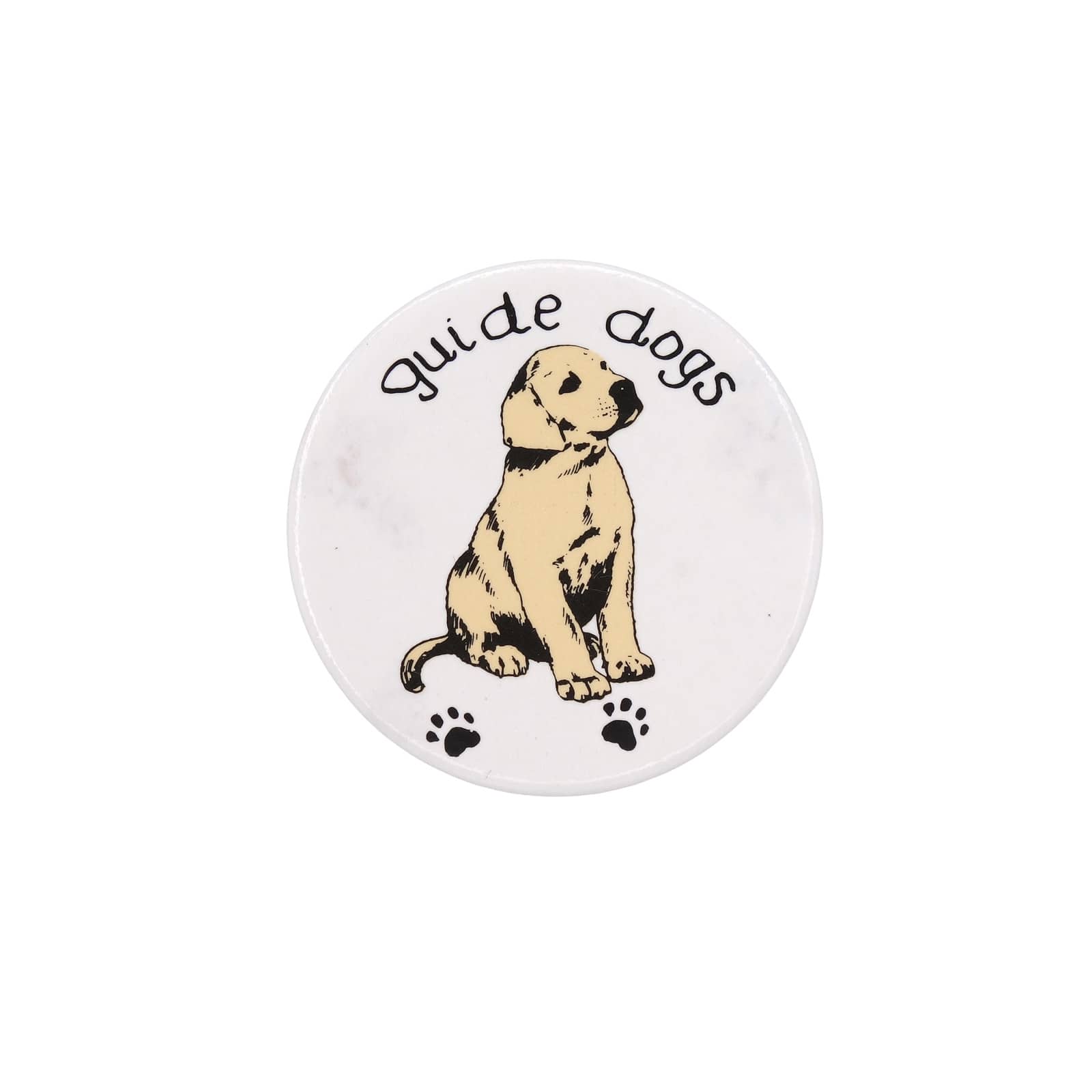 guide dogs 盲導犬 ラブラドール・レトリバー 缶バッジ バッチ