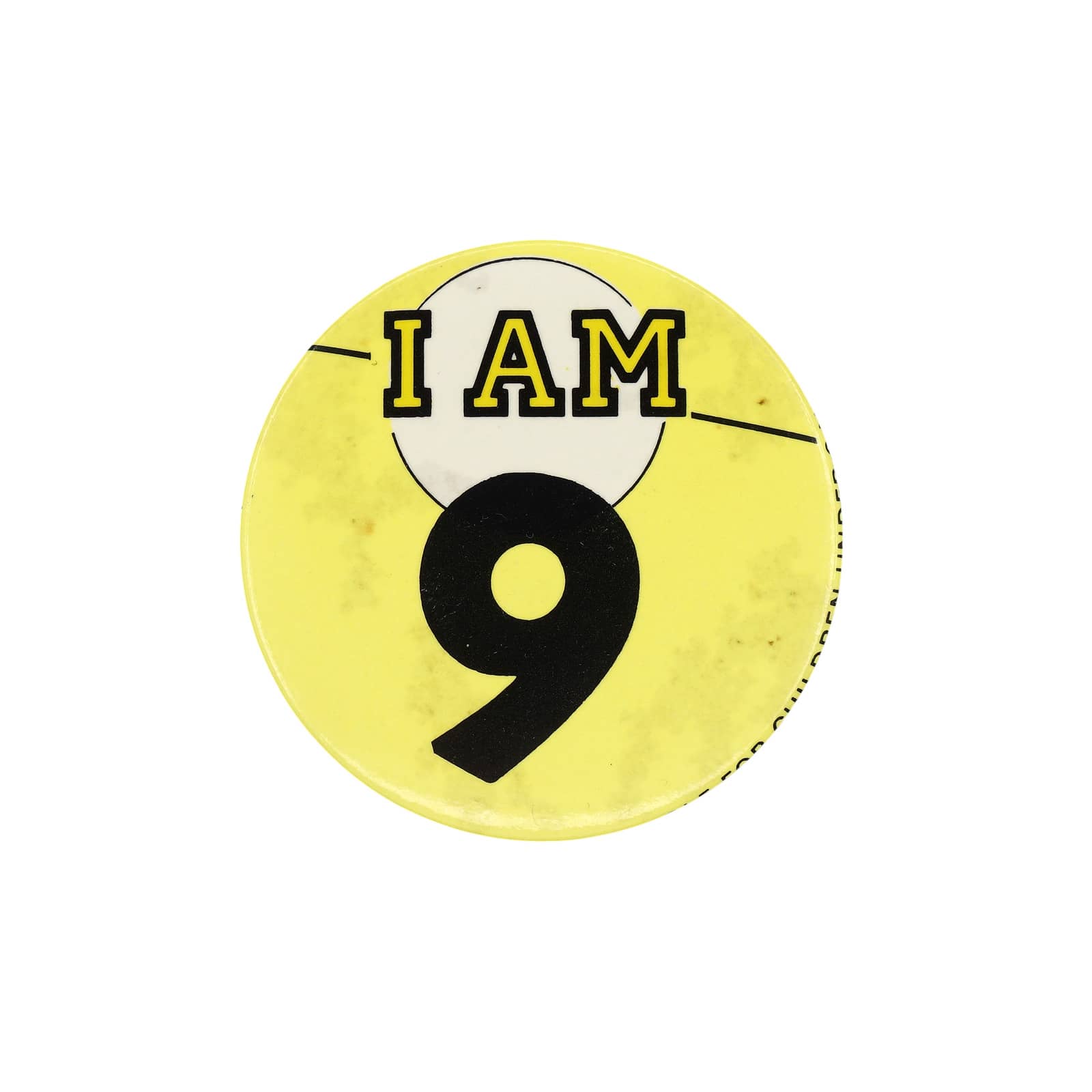 I AM 9 缶バッジ バッチ 9歳 誕生日