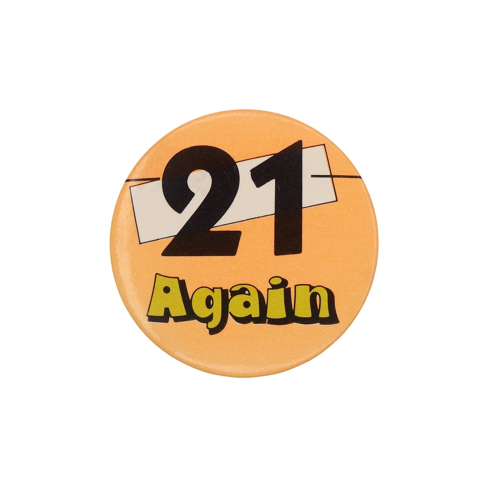 21 Again 缶バッジ バッチ 21歳 誕生日