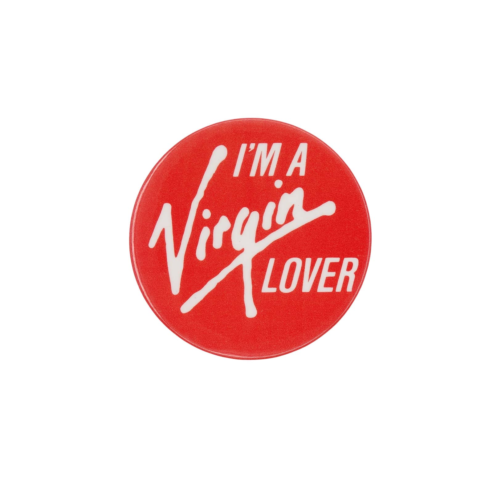 I'M A Virgin LOVER 缶バッジ バッチ