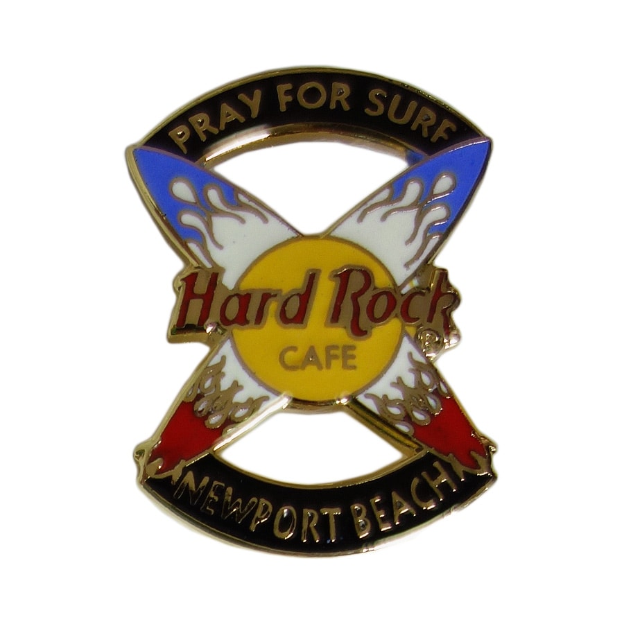 ブローチ Hard Rock CAFE ハードロックカフェ NEWPORT BEACH サーフボード