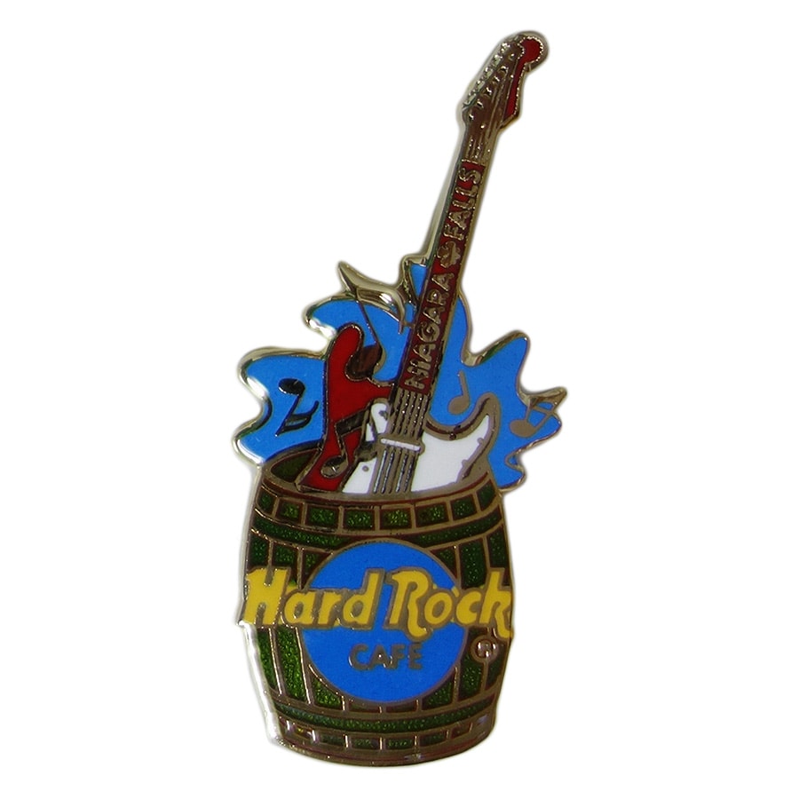 Hard Rock CAFE ハードロックカフェ ブローチ 樽 ギター Niagara Falls