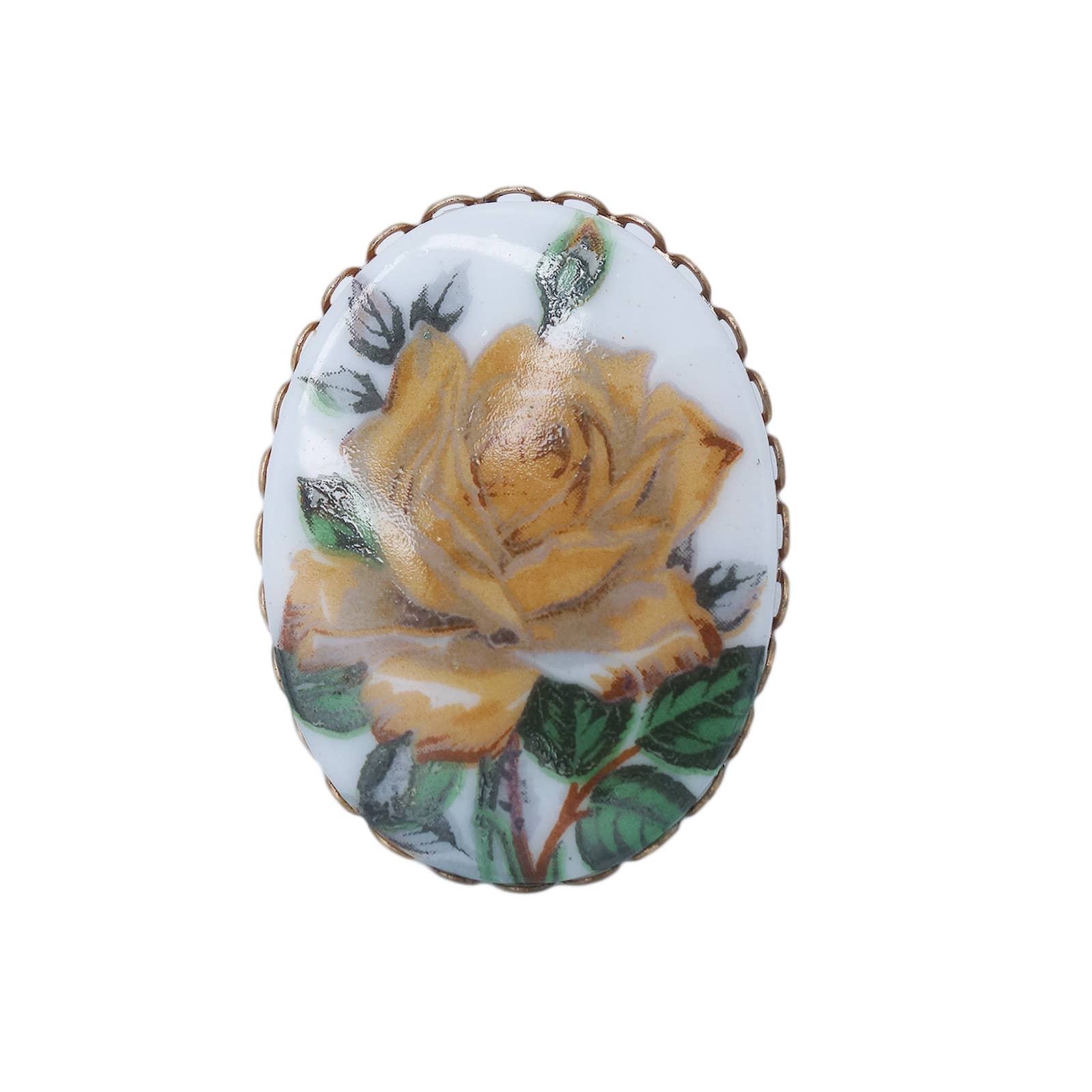 薔薇 ブローチ 花
