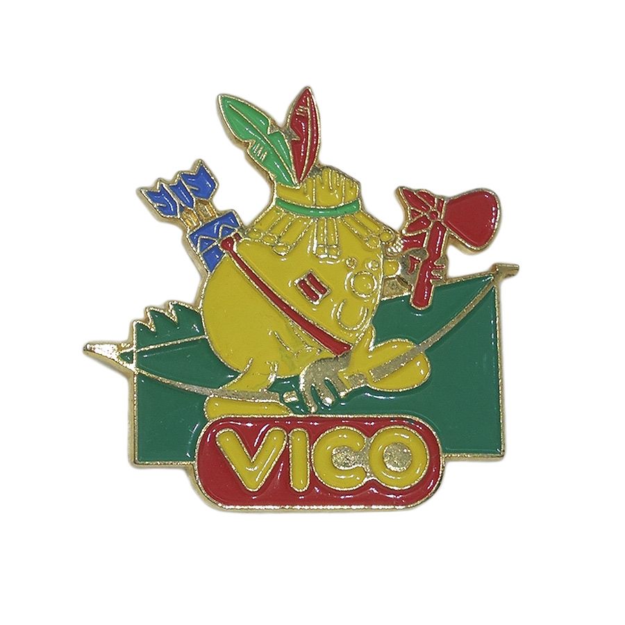 VICO ポテトチップス キャラクター ネイティブ インディアン ピンズ