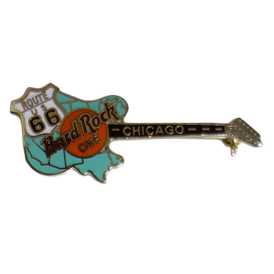 ハードロックカフェ ピン ブローチ Hard Rock CAFE ギター  CHICAGO