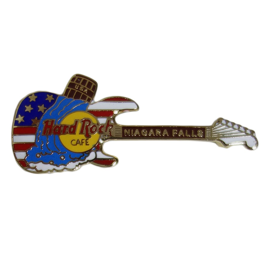 ハードロックカフェ ピン ブローチ Hard Rock CAFE ギター 樽 NIAGARA