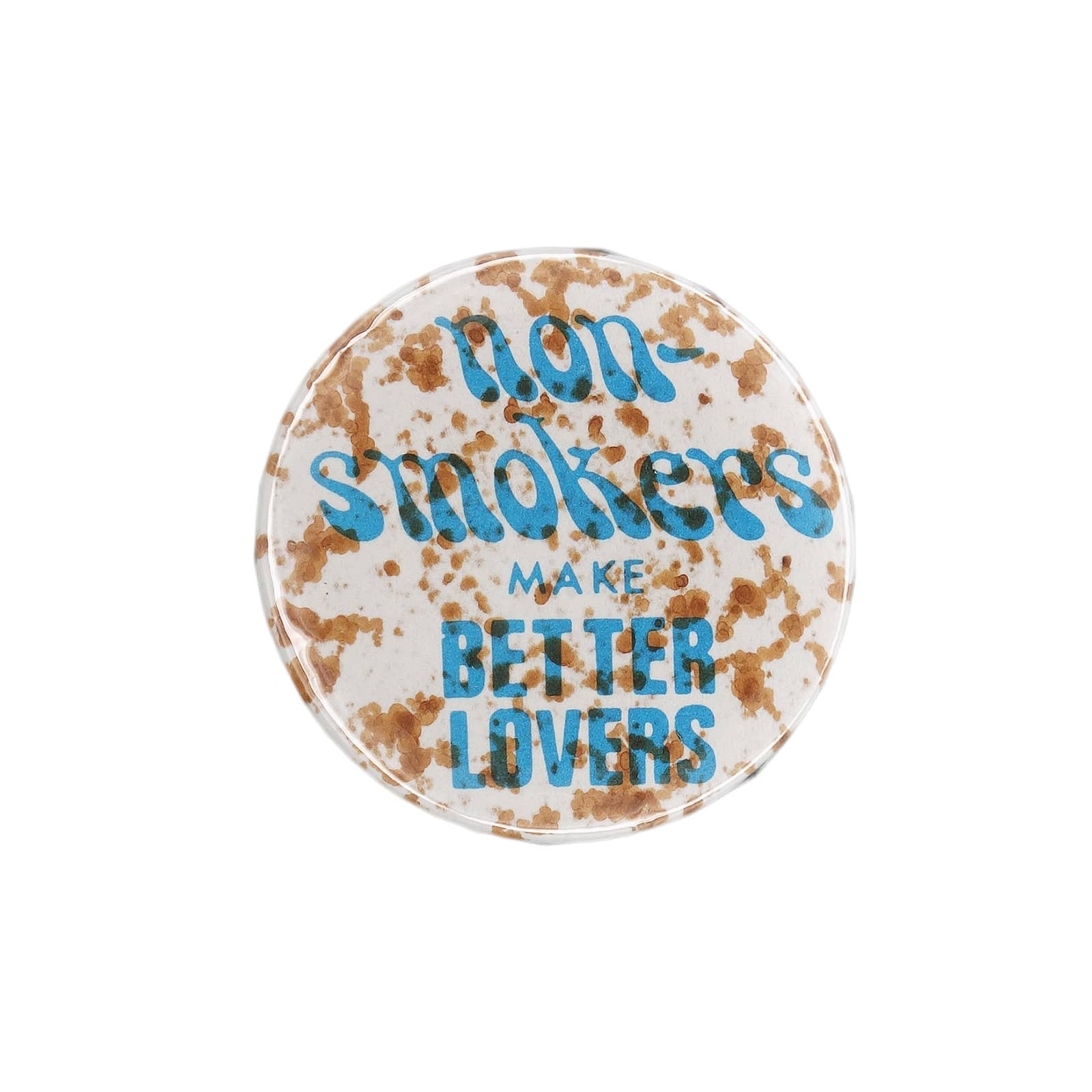 non-smokers MAKE BETTER LOVERS 缶バッジ バッチ