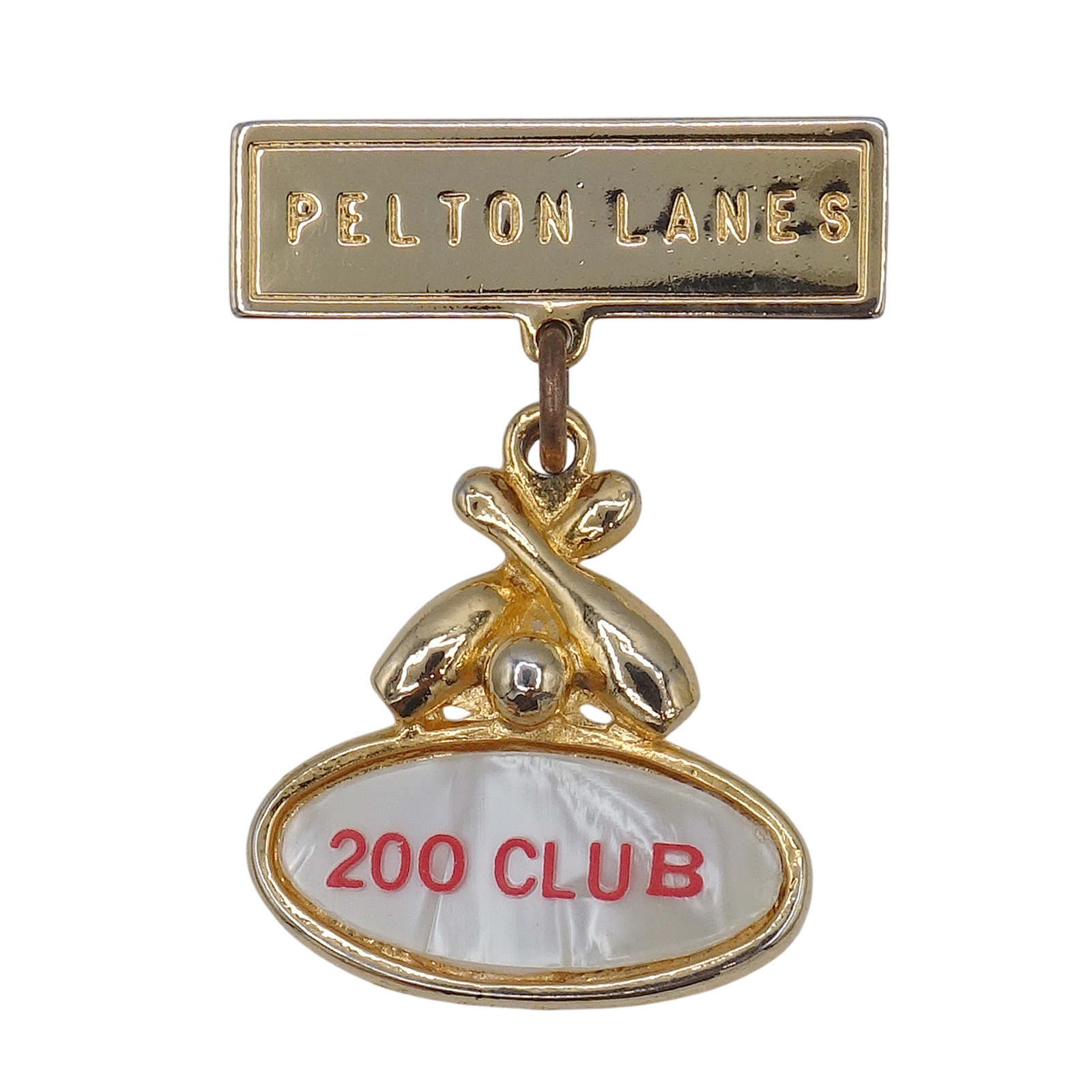 PELTON LANES ボウリング 200 CLUB ブローチ MAFCO