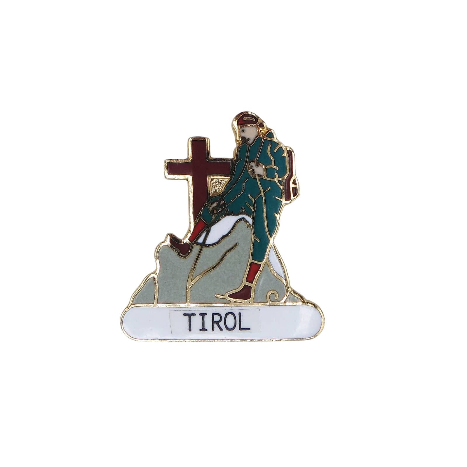 TIROL チロル ピンズ 山頂の十字架 登山