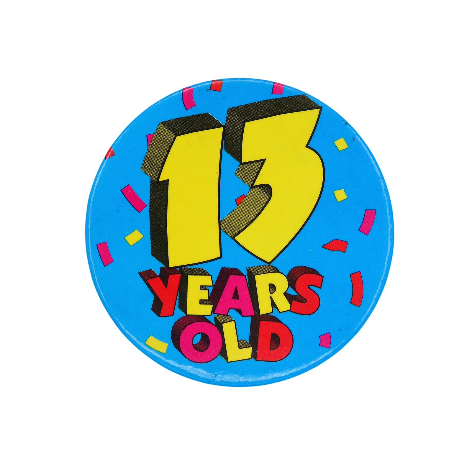 13 YEARS OLD 缶バッジ バッチ 13歳 誕生日