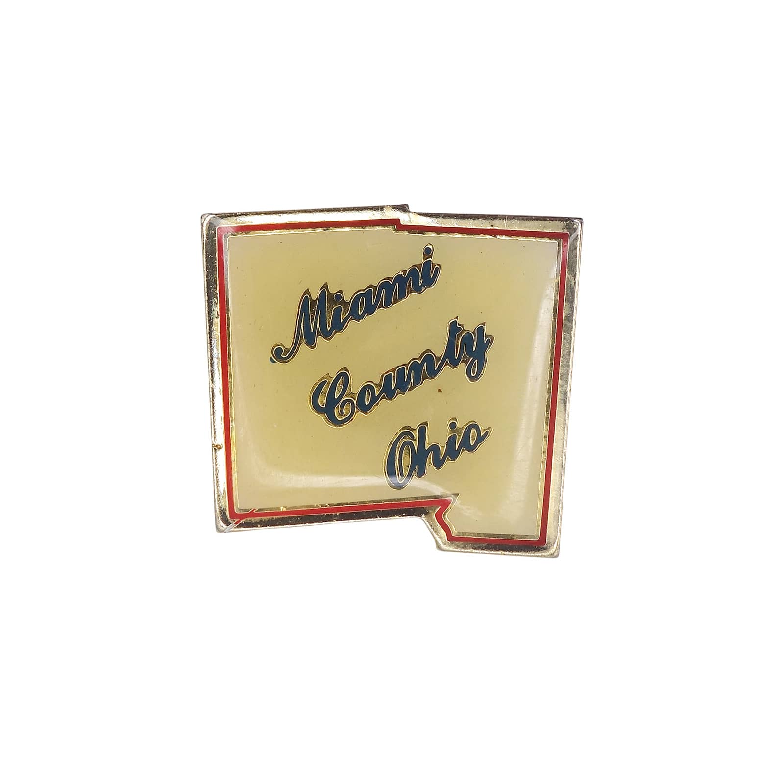 Miami County Ohio オハイオ州 マイアミ郡 地図型 ピンズ
