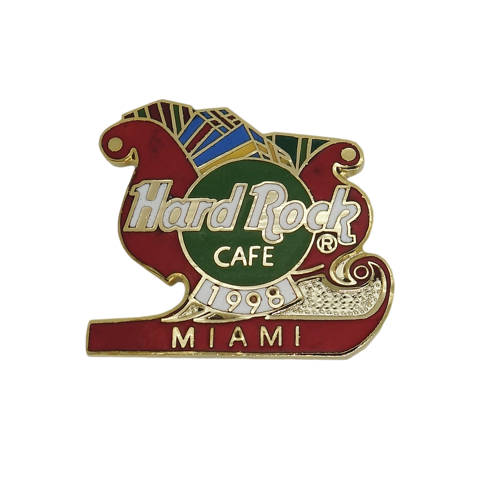 Hard Rock CAFE ブローチ クリスマス ハードロックカフェ MIAMI