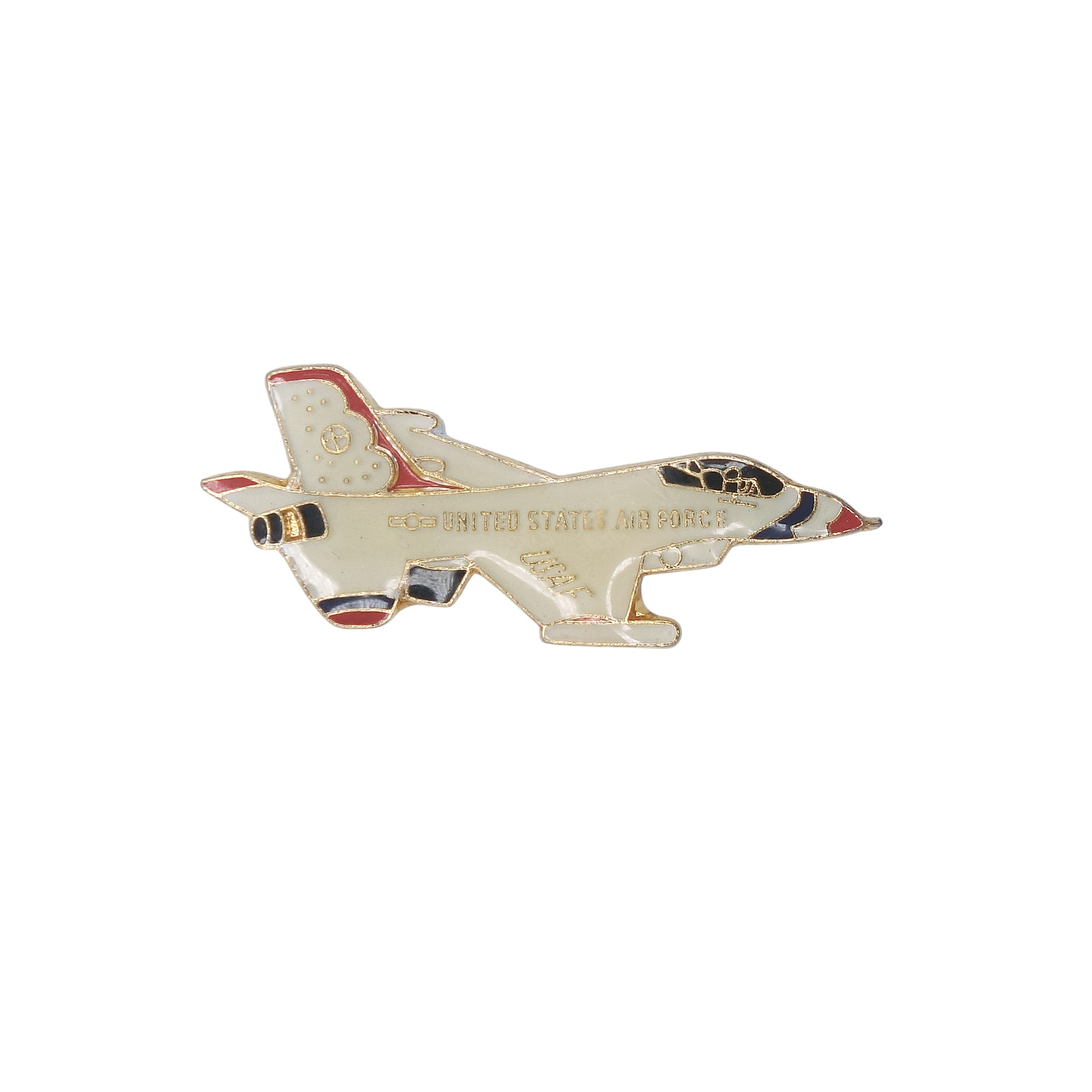 USAF Thunderbirds 曲技飛行チーム F-16 戦闘機 ピンズ