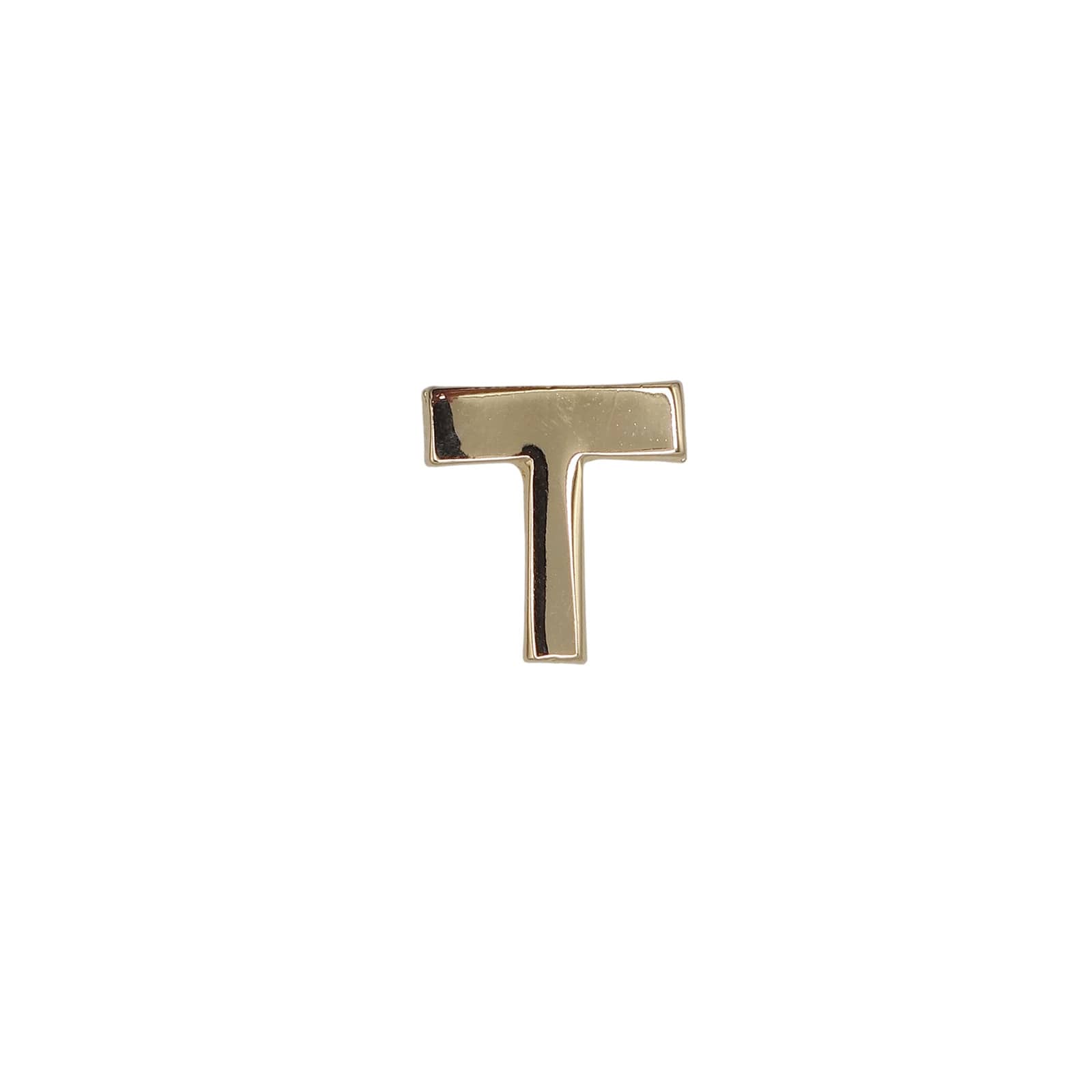 アルファベット イニシャル T ピンズ 金色