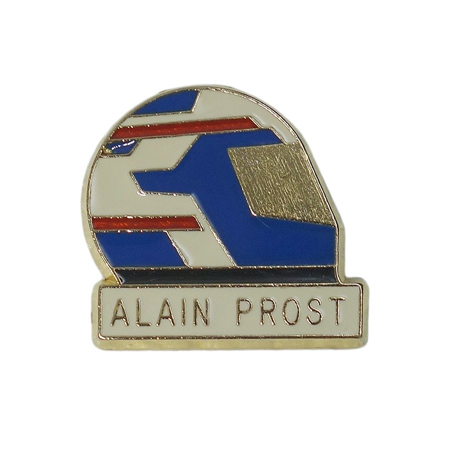 ALAIN PROST F1 ドライバー ヘルメット ピンズ プロスト ビンテージ