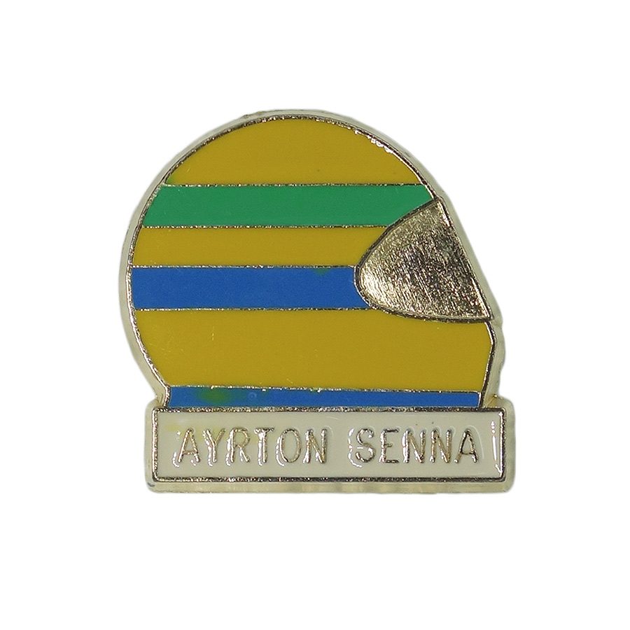 AYRTON SENNA F1 ドライバー ヘルメット ピンズ アイルトン・セナ