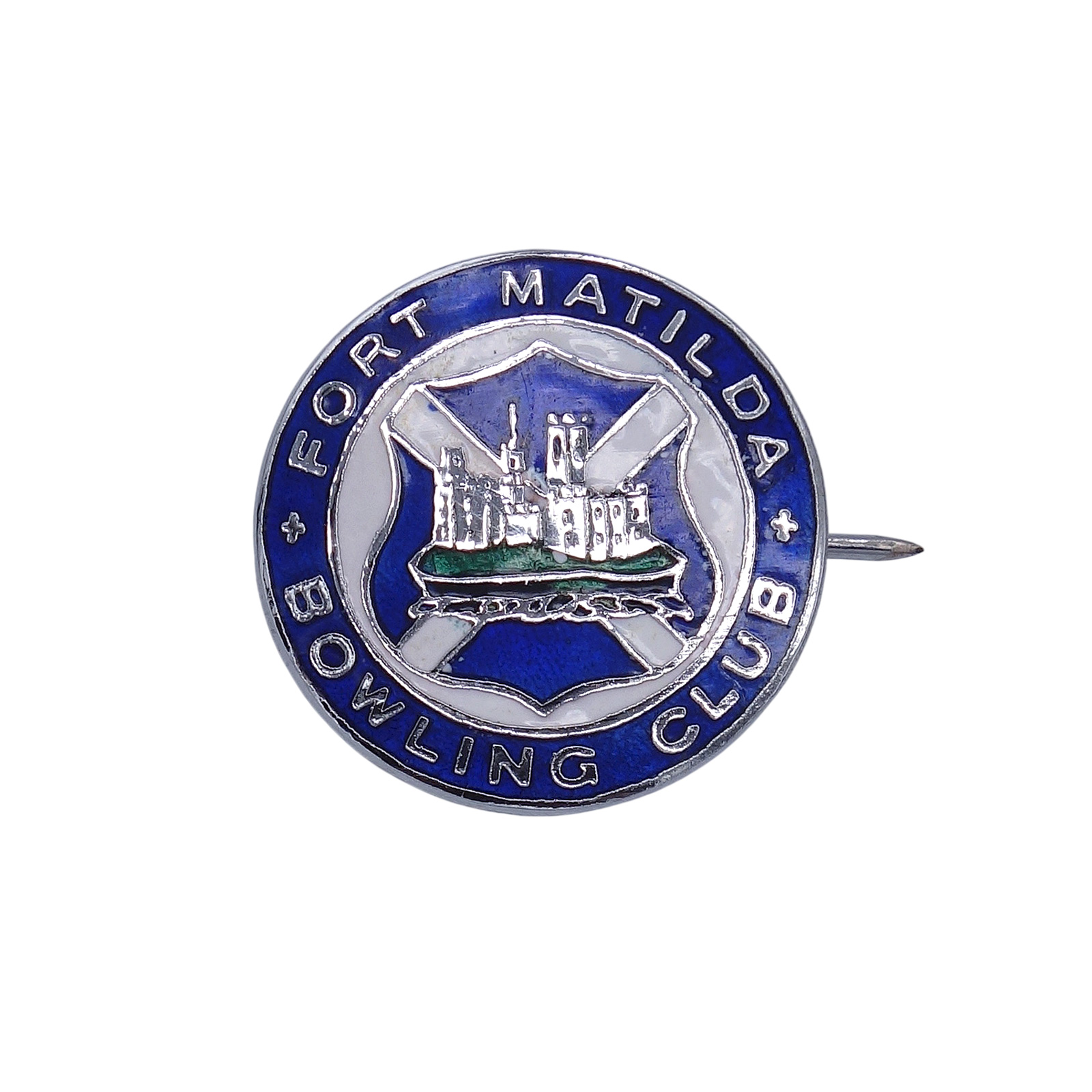FORT MATILDA BOWLING CLUB ピンバッジ バッチ 英国 ローンボウルズクラブ