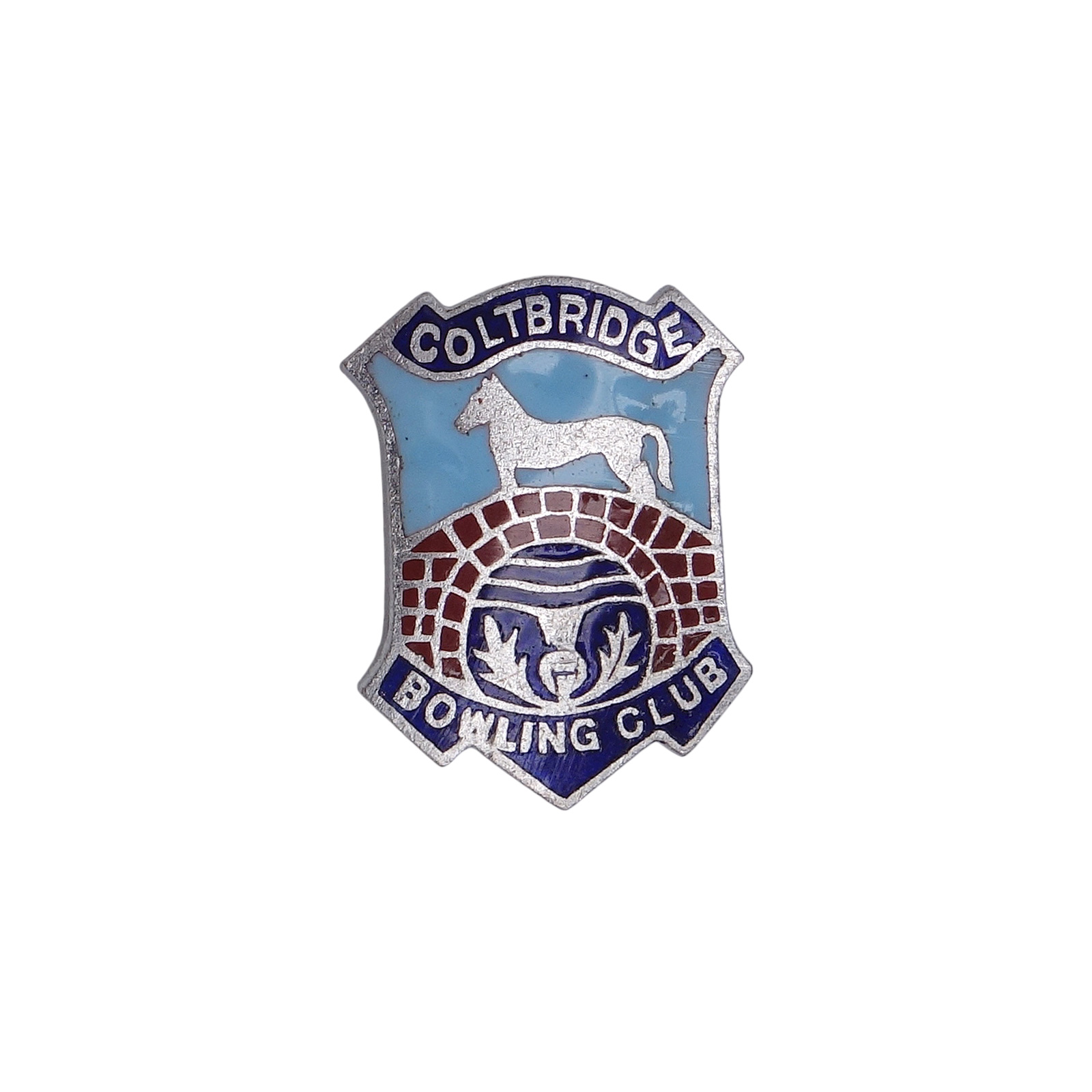 COLTBRIDGE BOWLING CLUB ピンバッジ バッチ 英国 ローンボウルズクラブ