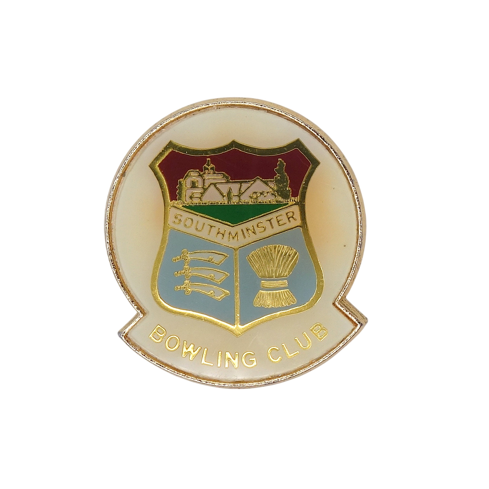 SOUTHMINSTER BOWLING CLUB ピンバッジ バッチ 英国 ローンボウルズクラブ