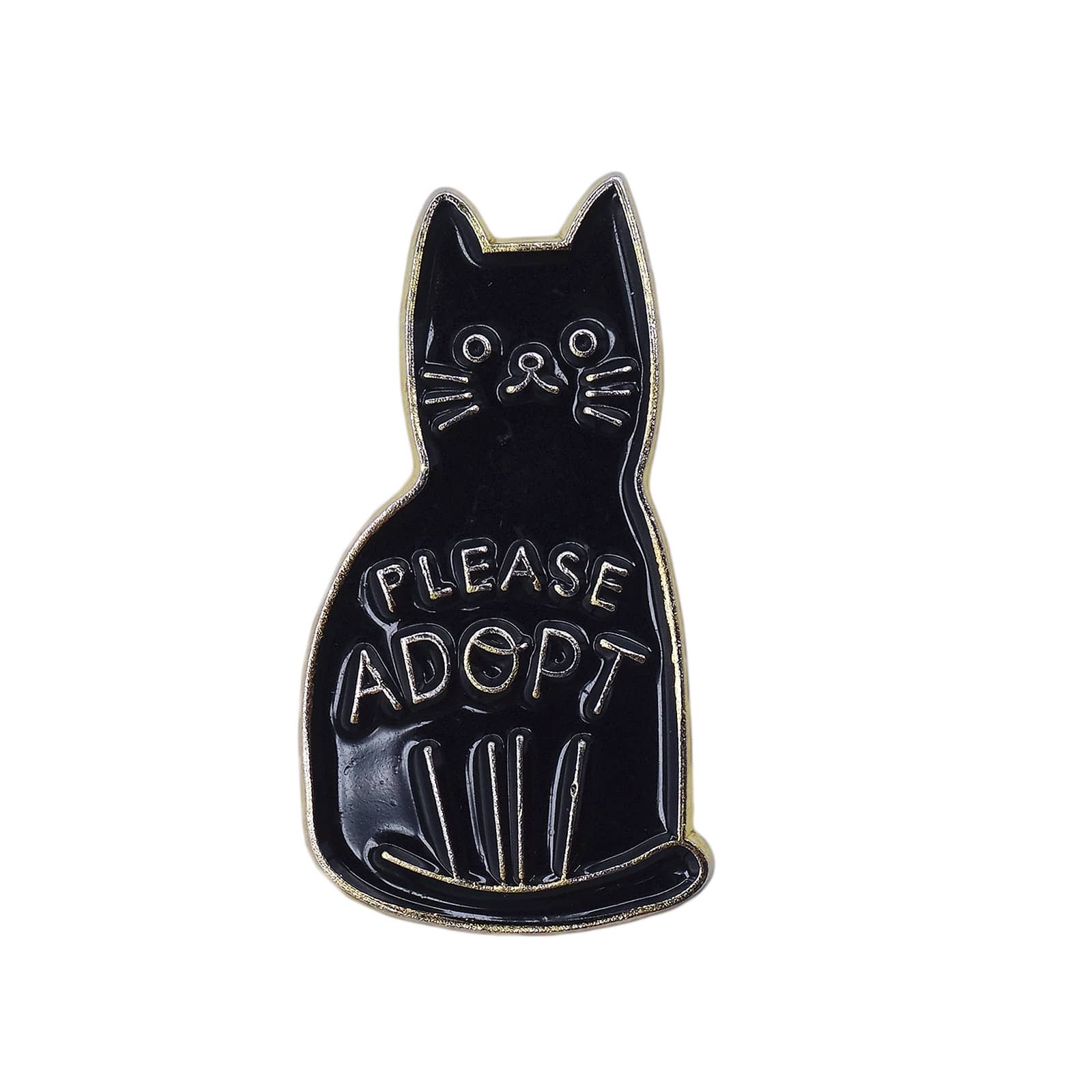 PLEASE ADOPT 猫 ピンズ