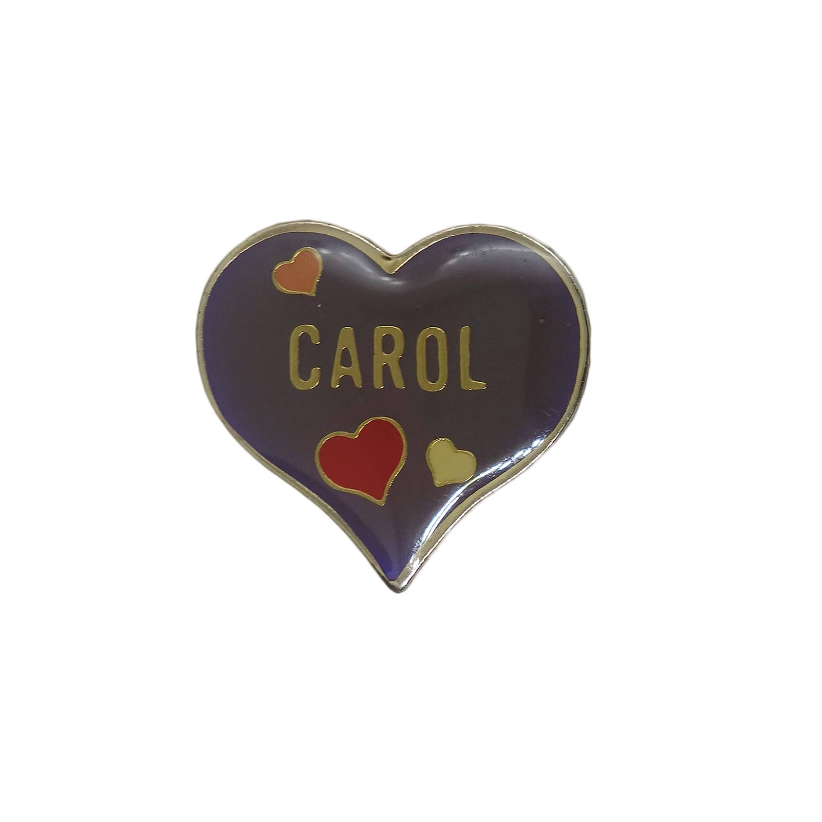 CAROL ハート ピンズ 留め具付き