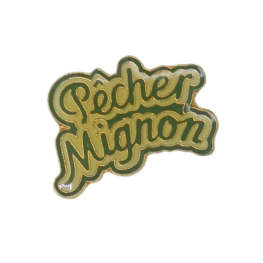 Pecher Mignon リキュール ピンズ レトロ お酒のピンバッジ