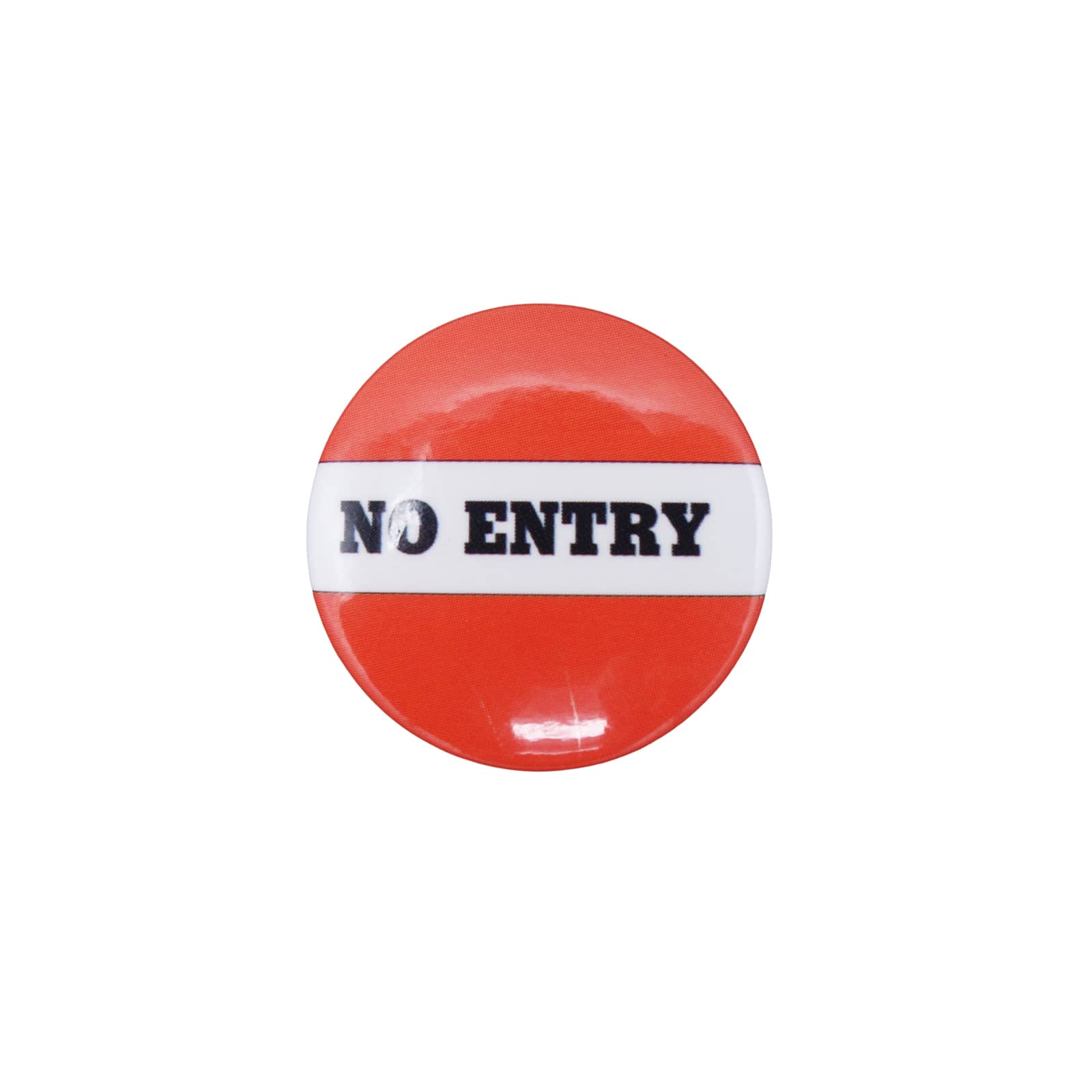 NO ENTRY 缶バッジ バッチ