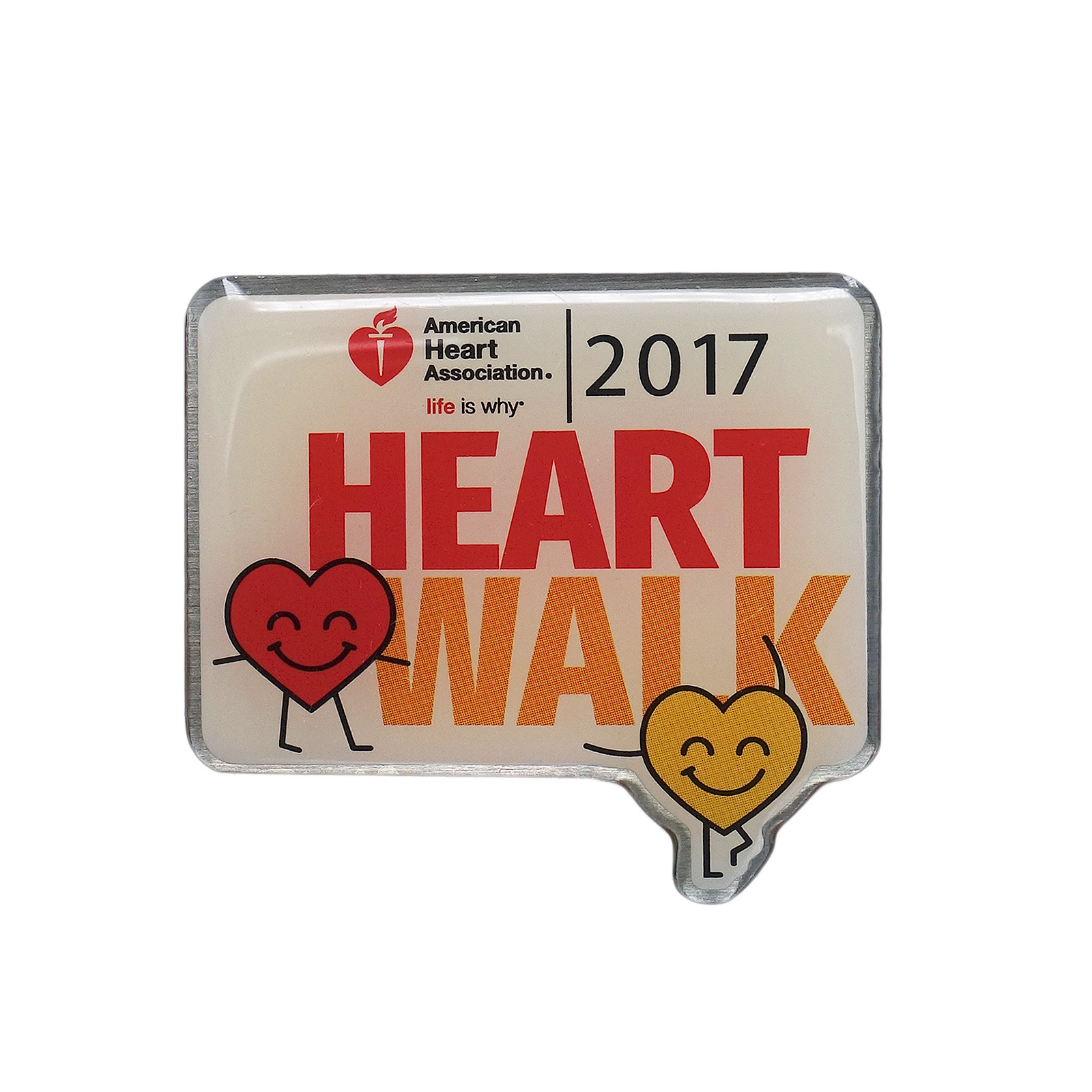 American Heart Association ピンズ HEART WALKアメリカ心臓協会