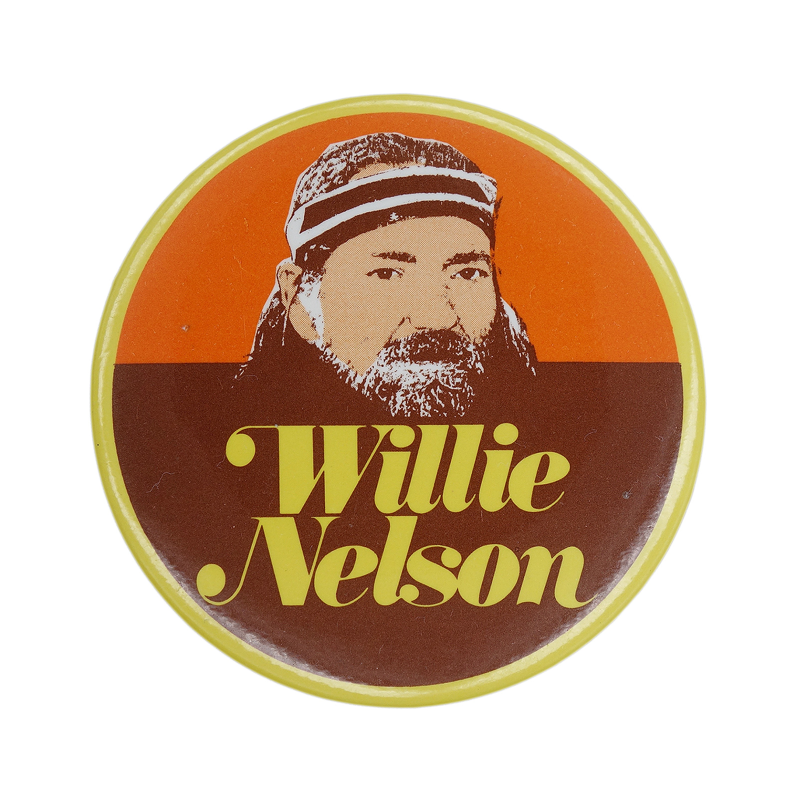 Willie Nelson ウィリー・ネルソン 缶バッジ カントリーミュージシャン ビンテージ