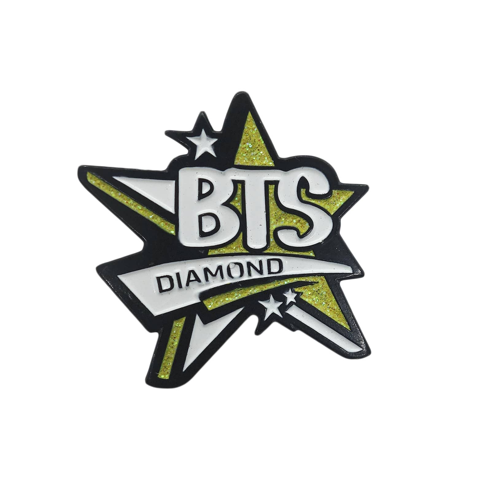 BTS ピンズ DIAMOND 留め具付き