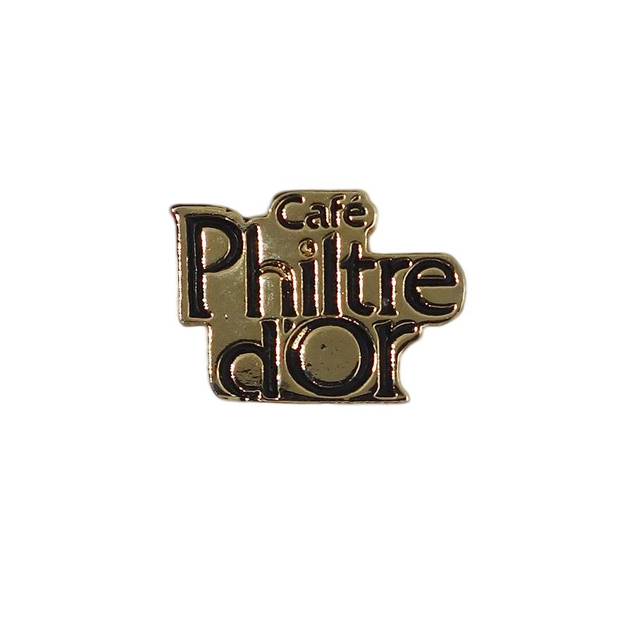 Cafe Philtre d'or コーヒー ピンズ 留め具付き