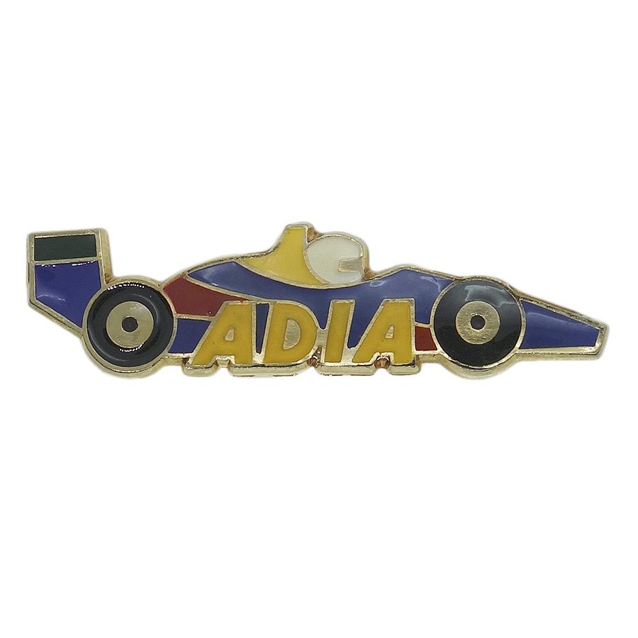 F1 レーシングカー  ブローチ ADIA ピンバッジ