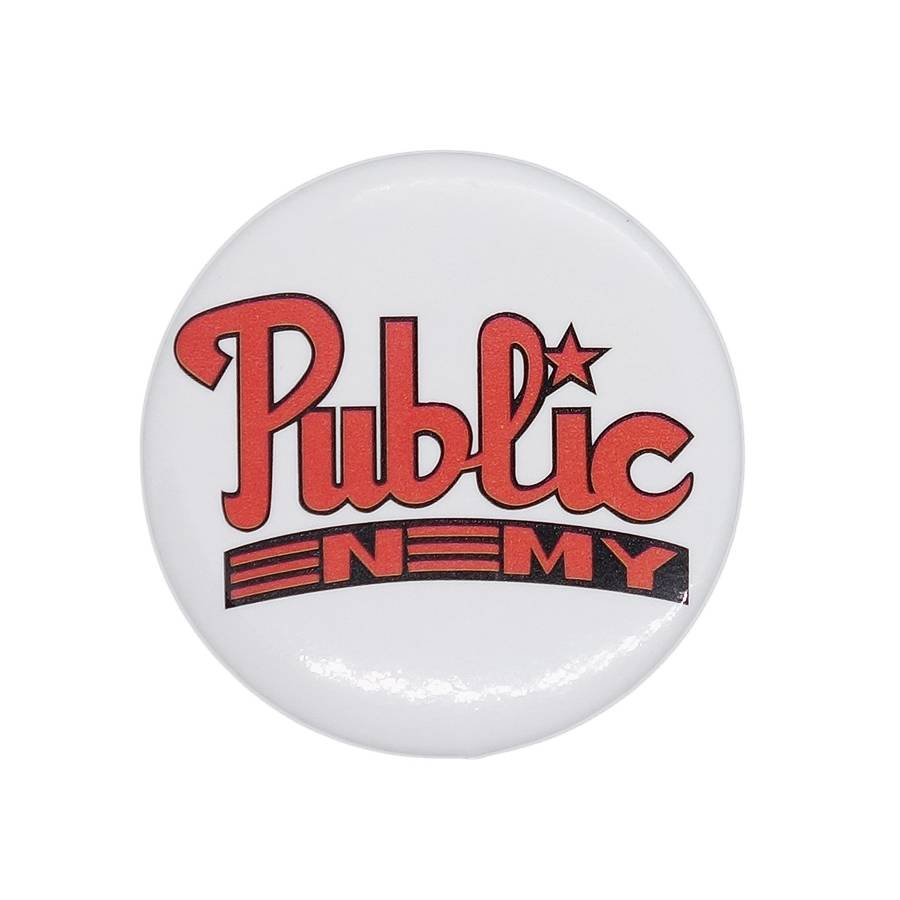 Public Enemy パブリック・エナミー 缶バッジ ヒップホップグループ 1994 USA製