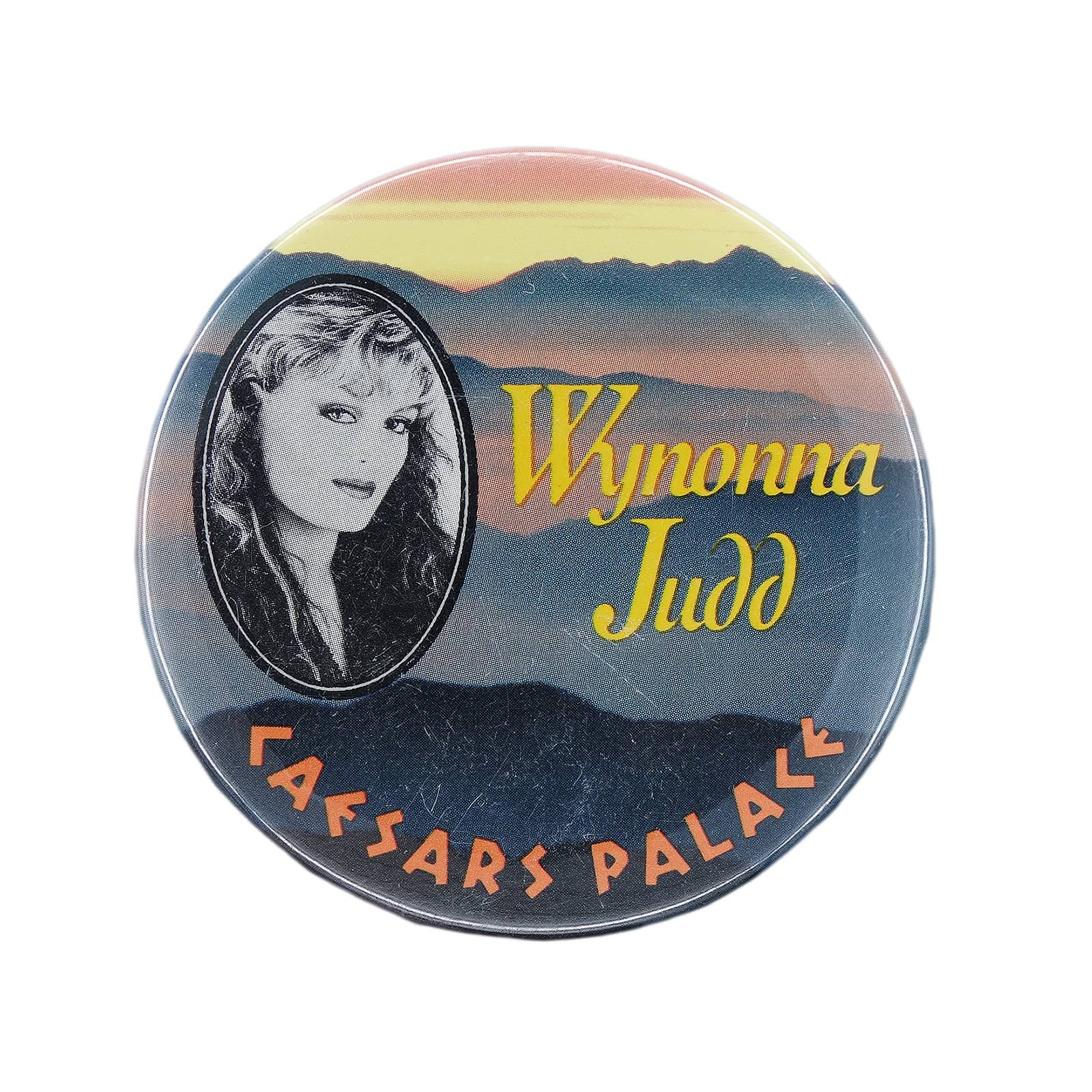 Wynonna Judd ワイノナ・ジャッド 缶バッジ カントリー歌手 CAESARS PALACE