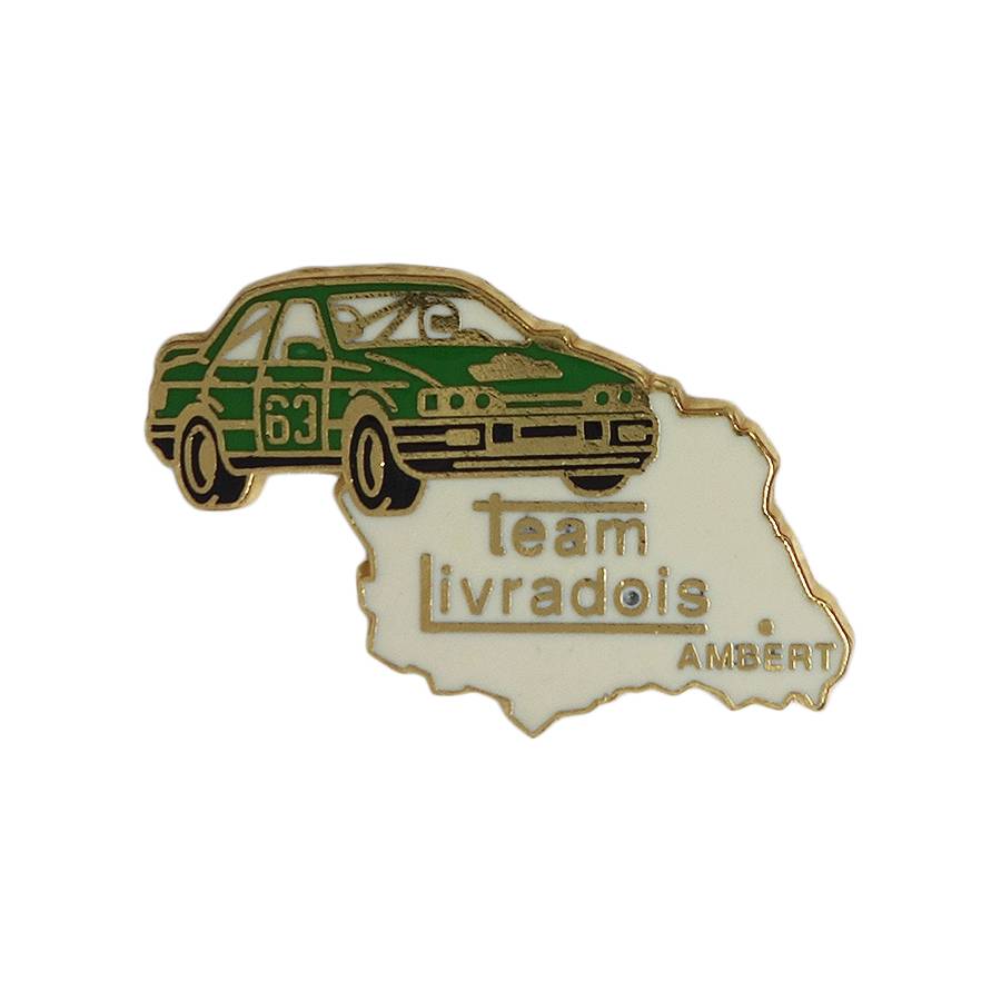 Team Livradois AMBEAT ラリーカー ピンズ 自動車 留め具付き ピンバッチ