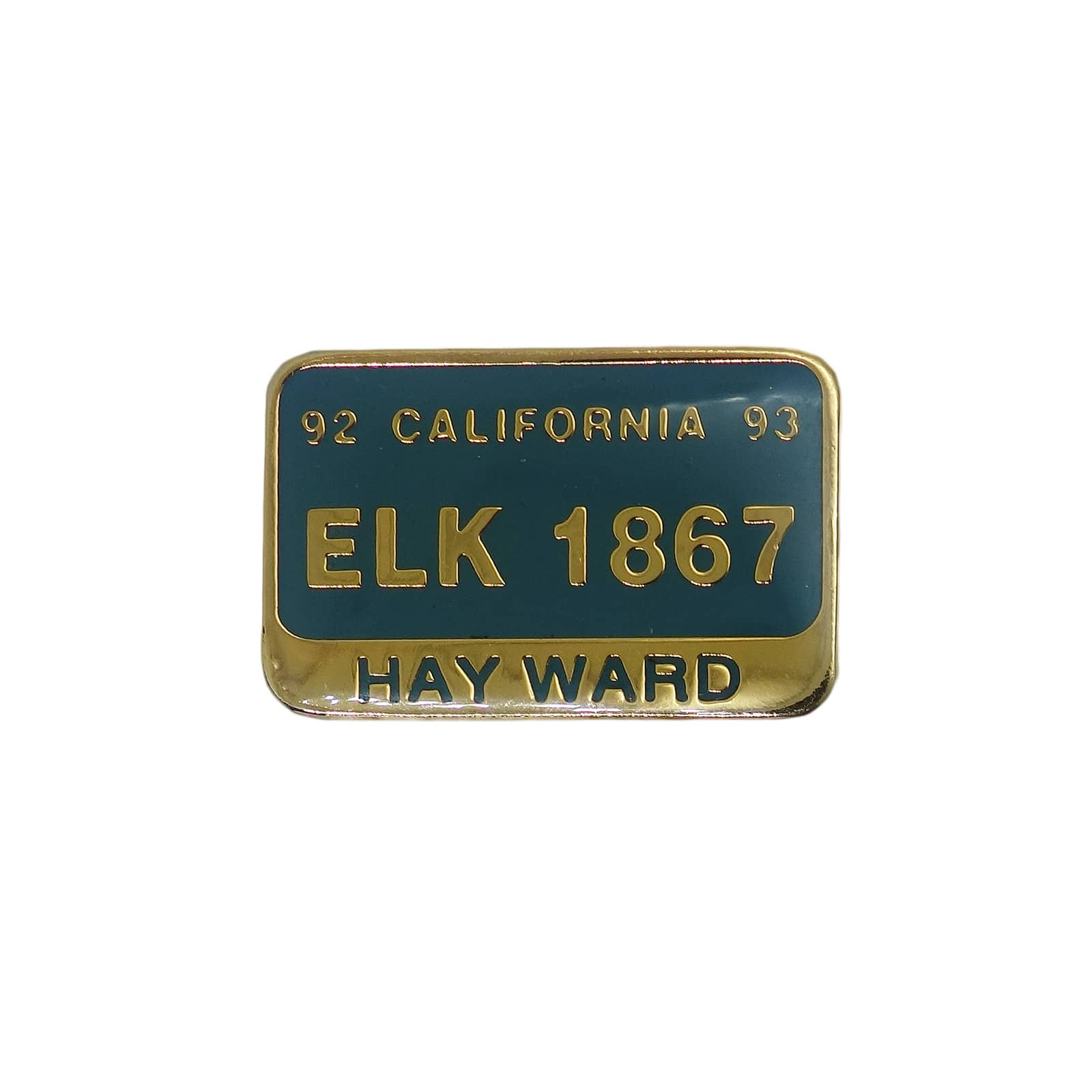 CALIFORNIA ELK 1867 エルクス ピンズ HAYWARD 留め具付き